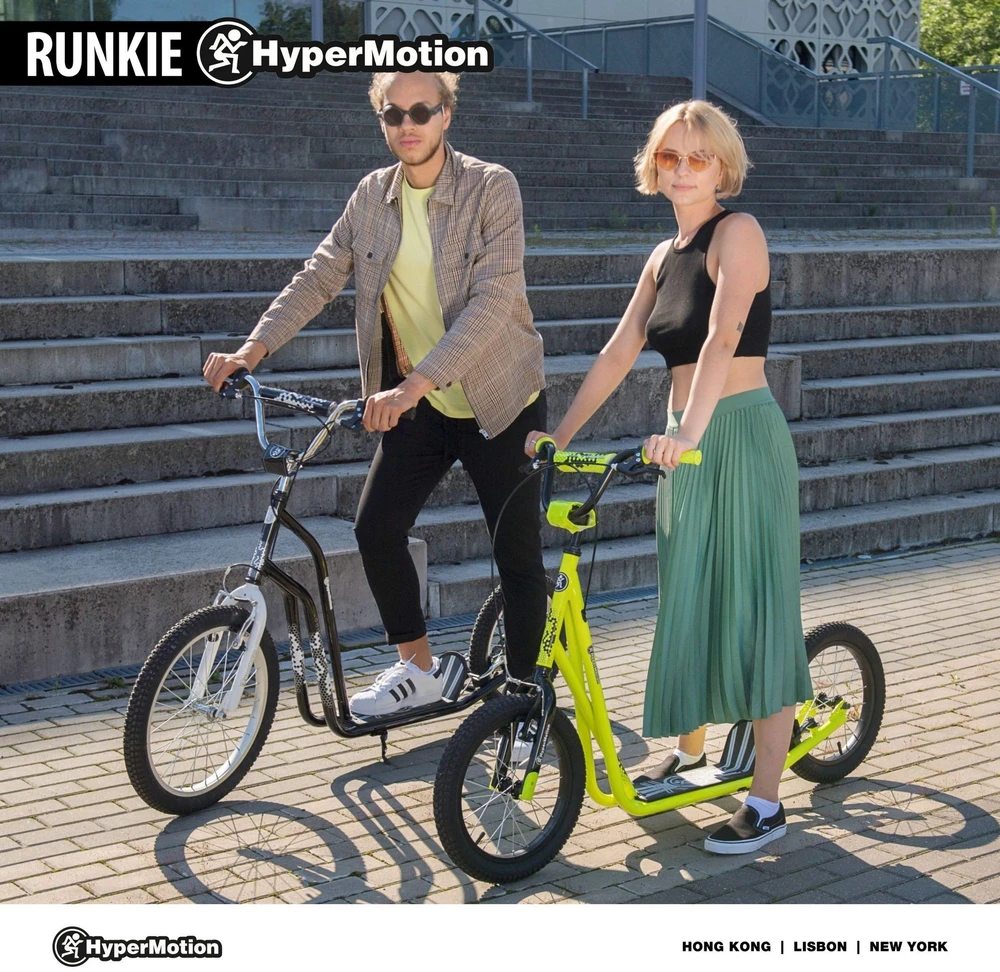 Paspirtukas HyperMotion Runkie 16" yellow
