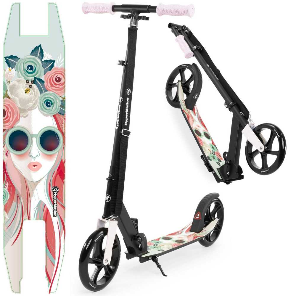 Paspirtukas HyperMotion Vibe juodas-pink
