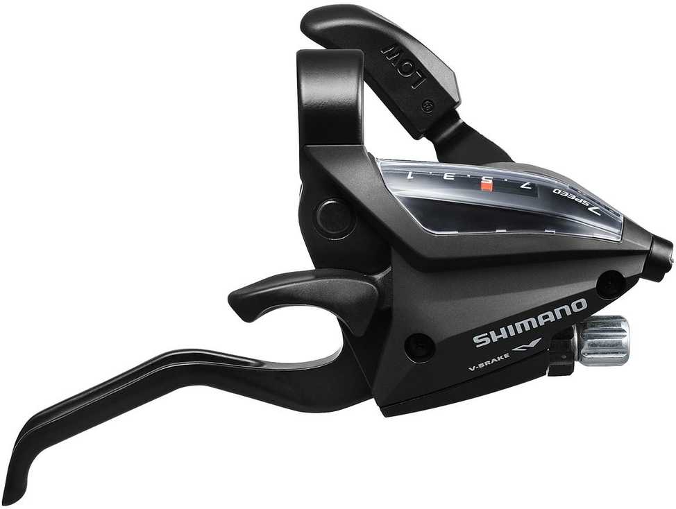 Pavarų perjungimo ir stabdžių rankenėlė Shimano ST-EF500 7-speed