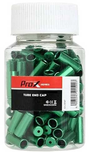 Pavarų šarvo antgaliukas ProX Alu žalias (100pcs.)