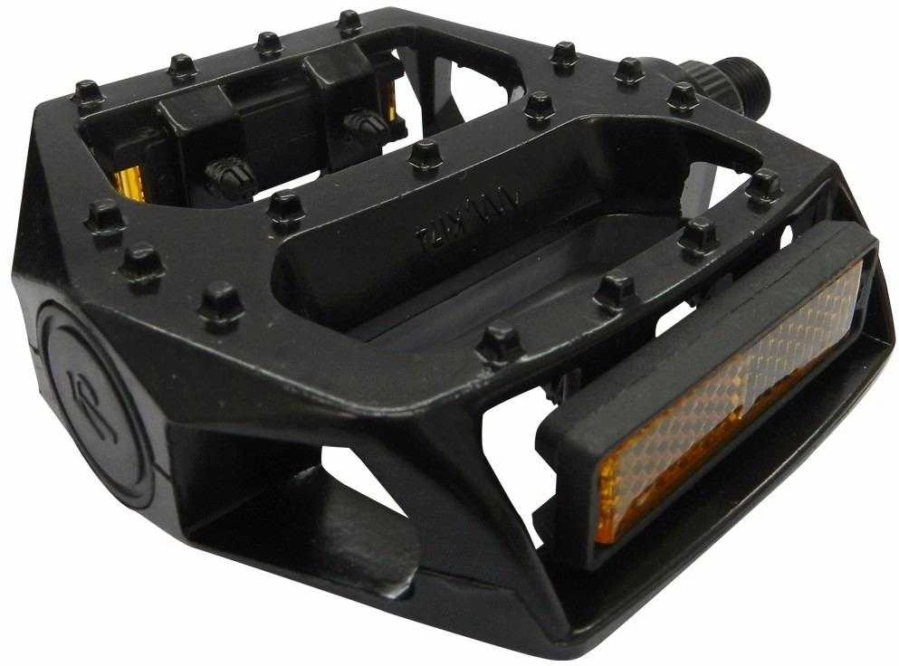 Azimut Acs Pedalai Azimut BMX Platform Alu 9/16" su guoliais ir atšvaitais juodas (1014)