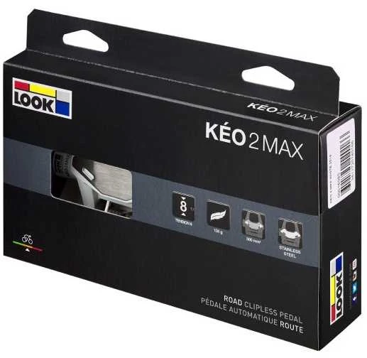 LOOK KEO 2 MAX dviračio pedalai (plento) baltos spalvos