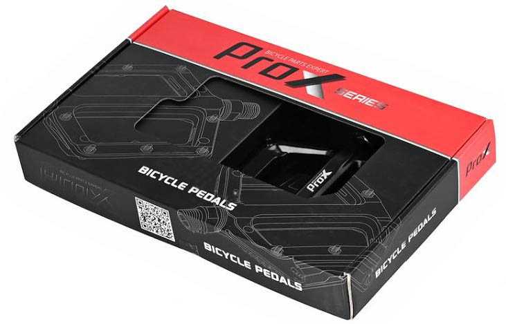 Pedalai ProX Stig 07 Alu axle Cr-Mo juodas