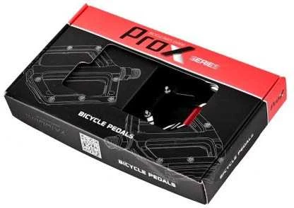 Pedalai ProX Stig Pro 34 Alu Pins axle Cr-Mo juodas