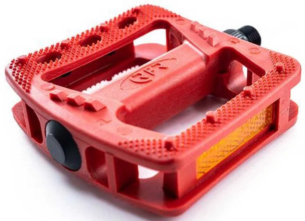 Pedalai RFR Flat HQP CMPT plastikas raudonas