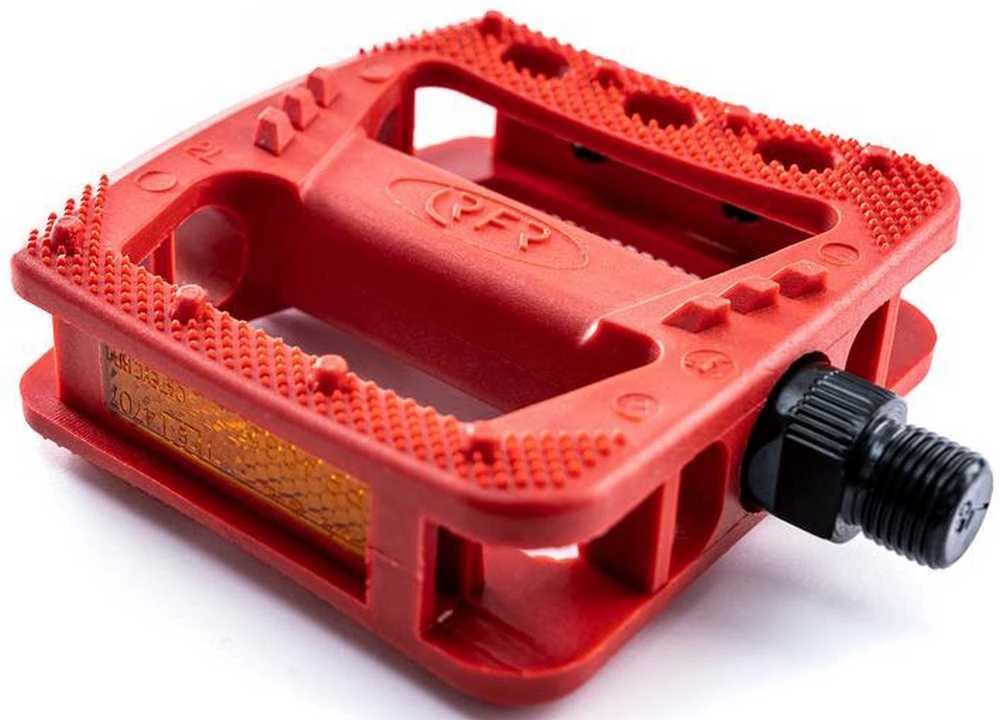 Pedalai RFR Flat HQP CMPT plastikas raudonas