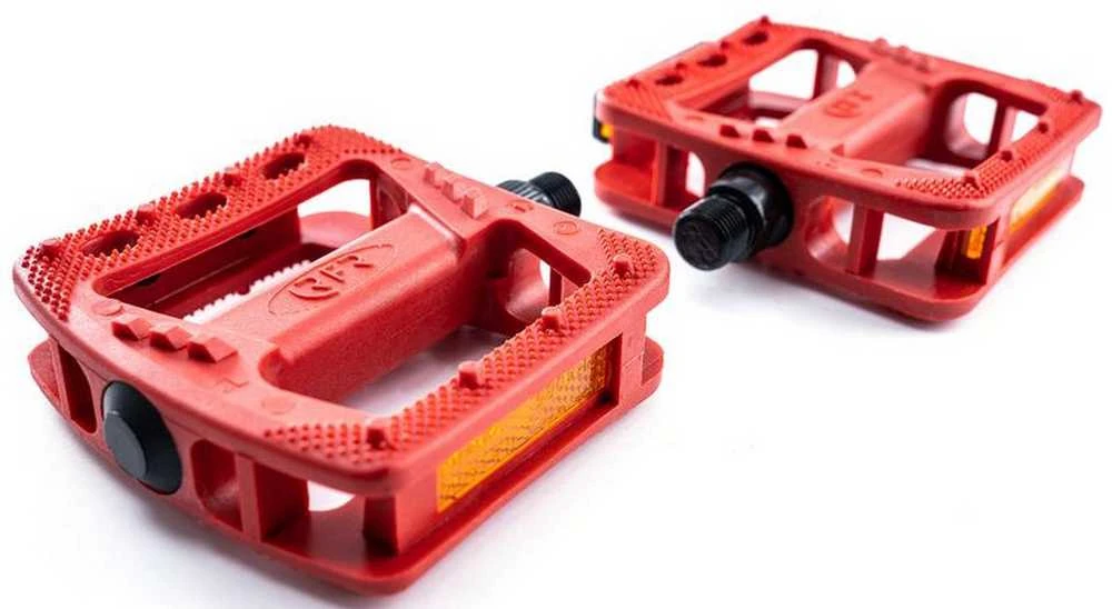 Pedalai RFR Flat HQP CMPT plastikas raudonas