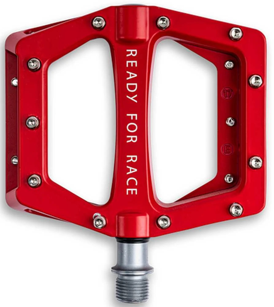 Pedalai RFR Flat RACE Alu raudona