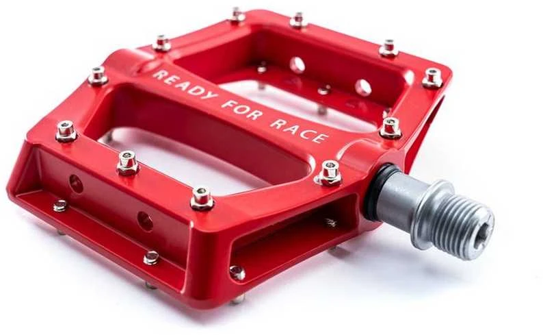 Pedalai RFR Flat RACE Alu raudona