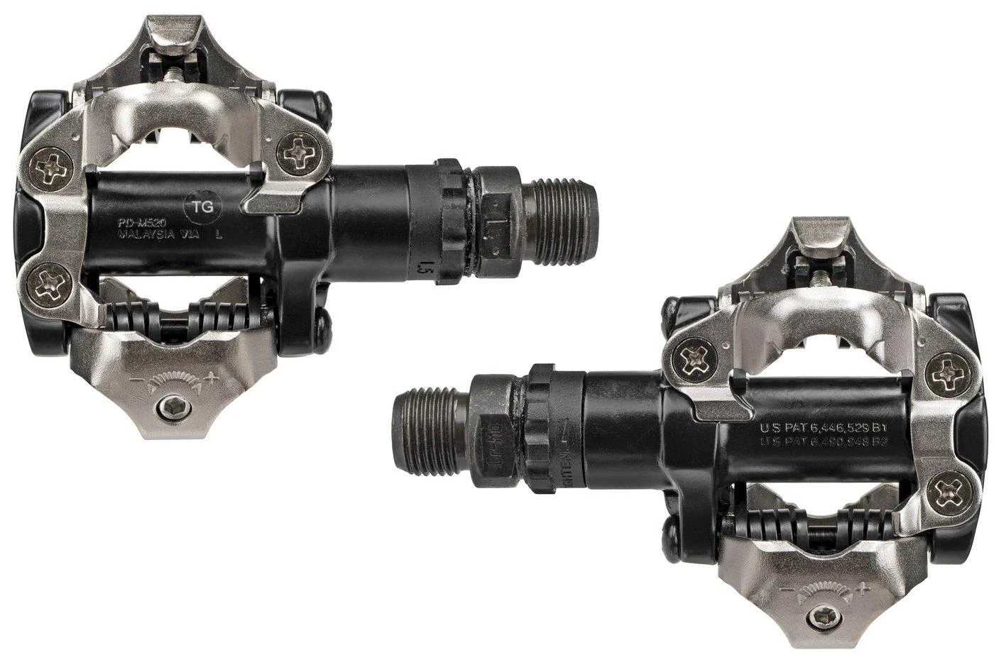 Pedalai Shimano PD-M520 SPD + SM-SH51 juodas