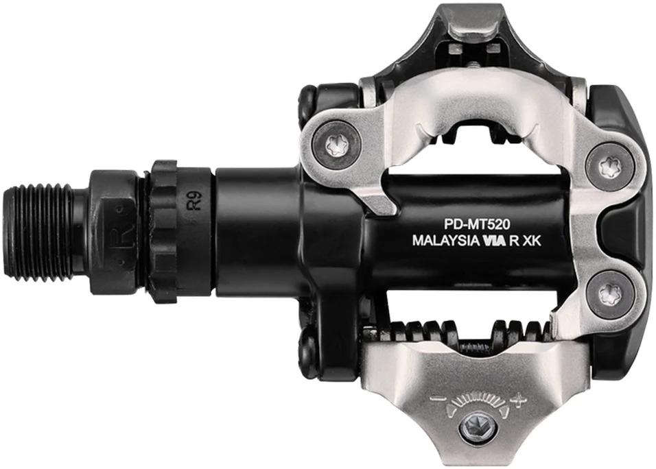 Pedalai Shimano PD-MT520 + SM-SH51 juodas