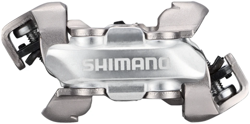 Pedalai Shimano PD-MT520 + SM-SH51 sidabrinis