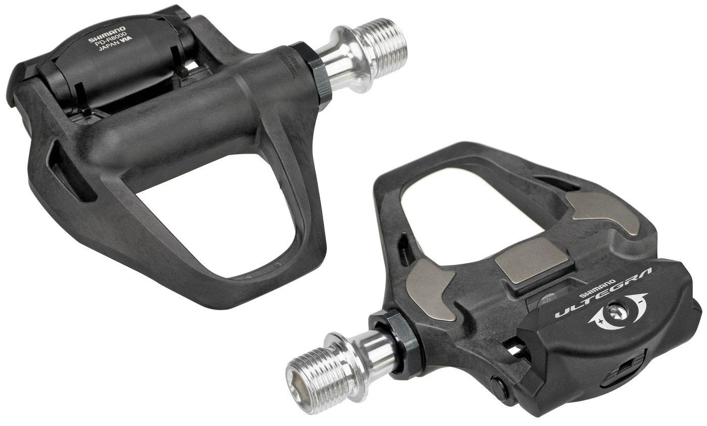 Pedalai Shimano ULTEGRA PD-R8000 SPD-SL + SM-SH11