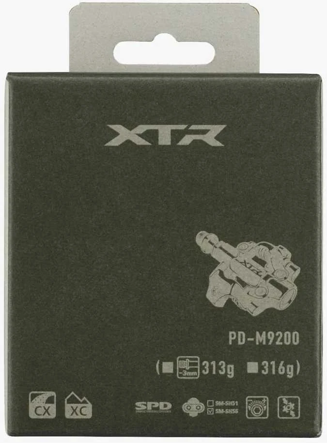 Pedalai Shimano XTR PD-M9200 Standard SPD + SM-SH51