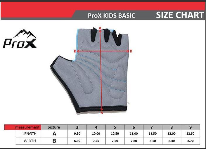 Pirštinės ProX Kids Basic žalias-S/8