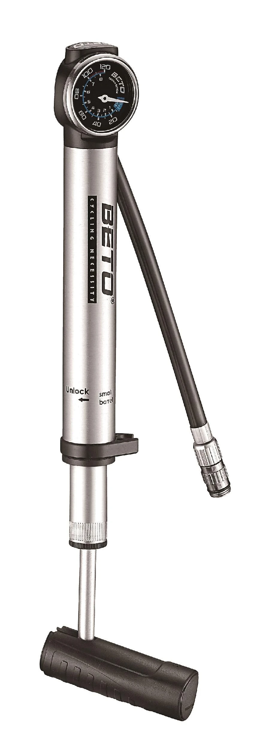 Pompa BETO Mini PRO Alu CHMP-005AG telescopic su šlangute ir manometru