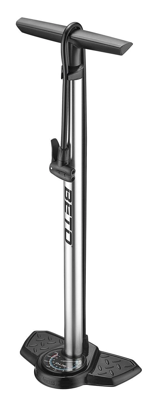 Pompa pastatoma BETO Alu CMP-137AG5 sidabrinis Dual-head su manometriu