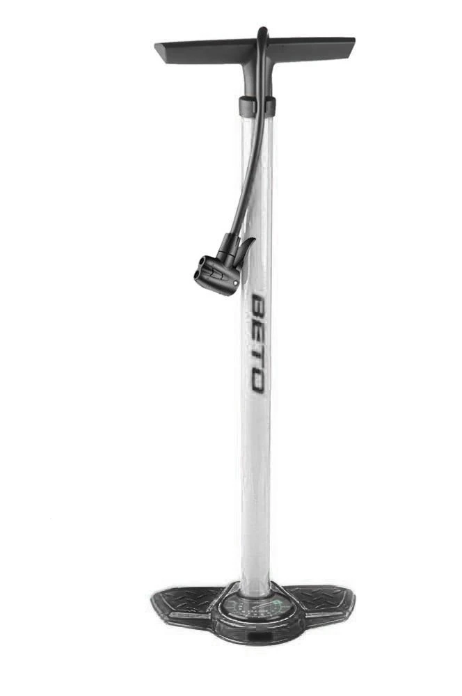 Pompa pastatoma BETO Alu CMP-137AG5 sidabrinis Dual-head su manometriu