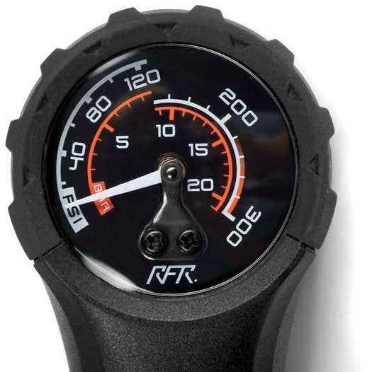 Pompa RFR Alu Shock&Tire Hi-Press/Vol su manometru
