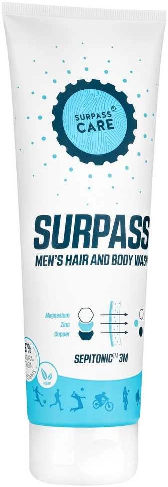 Prausimosi gelis plaukams ir kūnui Surpass Sepitonic Men 250ml