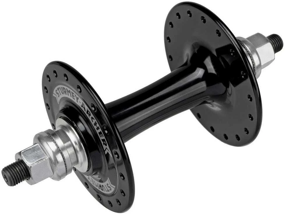 Priekinė įvorė Sturmey-Archer HBT30 Alu juodas-36H