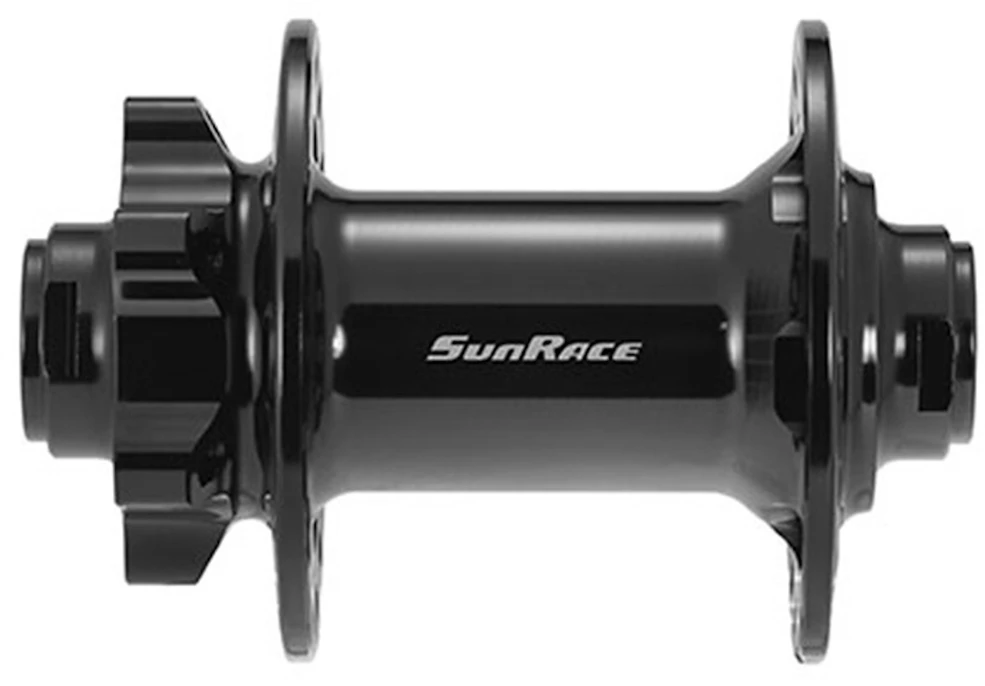 Priekinė įvorė SunRace HBMX82 15x100mm Disc 6-bolt Alu 32H juodas