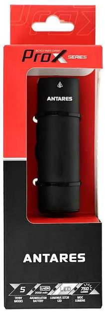 Priekinė lempa ProX Antares 750Lm Safe+Memory USB