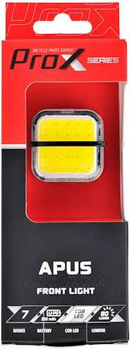 Priekinė lempa ProX Apus COB LED 80Lm USB
