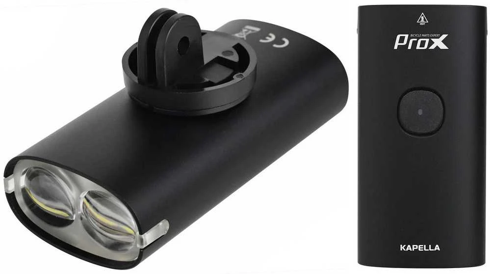 Priekinė lempa ProX Kapella 1600Lm PowerBank Ring Safe+Memory USB