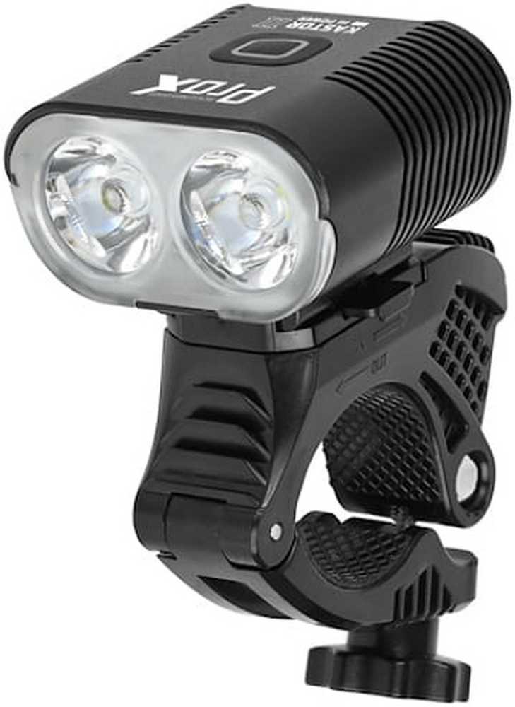 Priekinė lempa ProX Kastor-II Hi-Power 1600Lm PowerBank GoPro USB