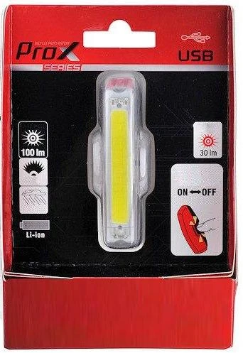 Priekinė lempa ProX LINE F COB 100Lm USB