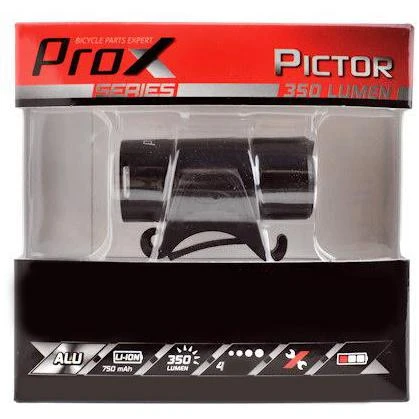 Priekinė lempa ProX Pictor CREE 350Lm USB