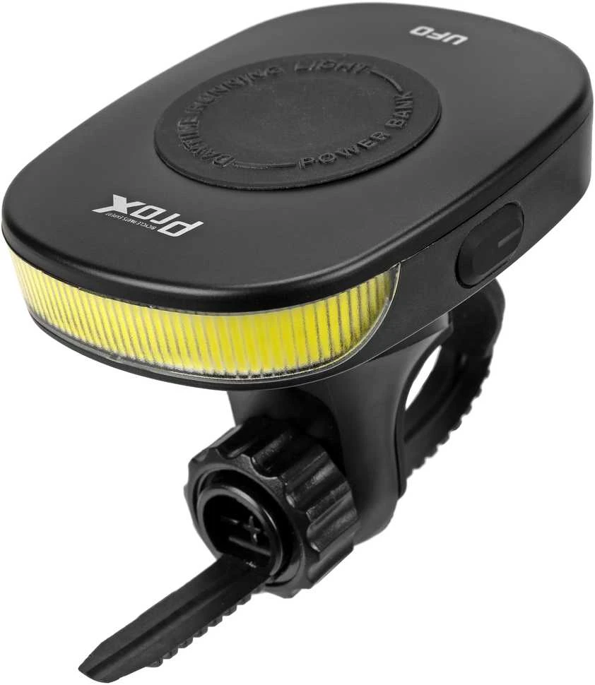 Priekinė lempa ProX Ufo 300Lm Powerbank Safe+Memory USB