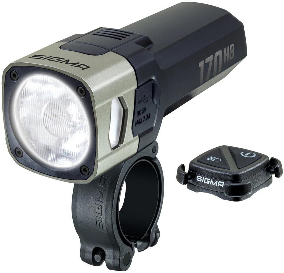 Priekinė lempa Sigma Aura 170 HB Link USB