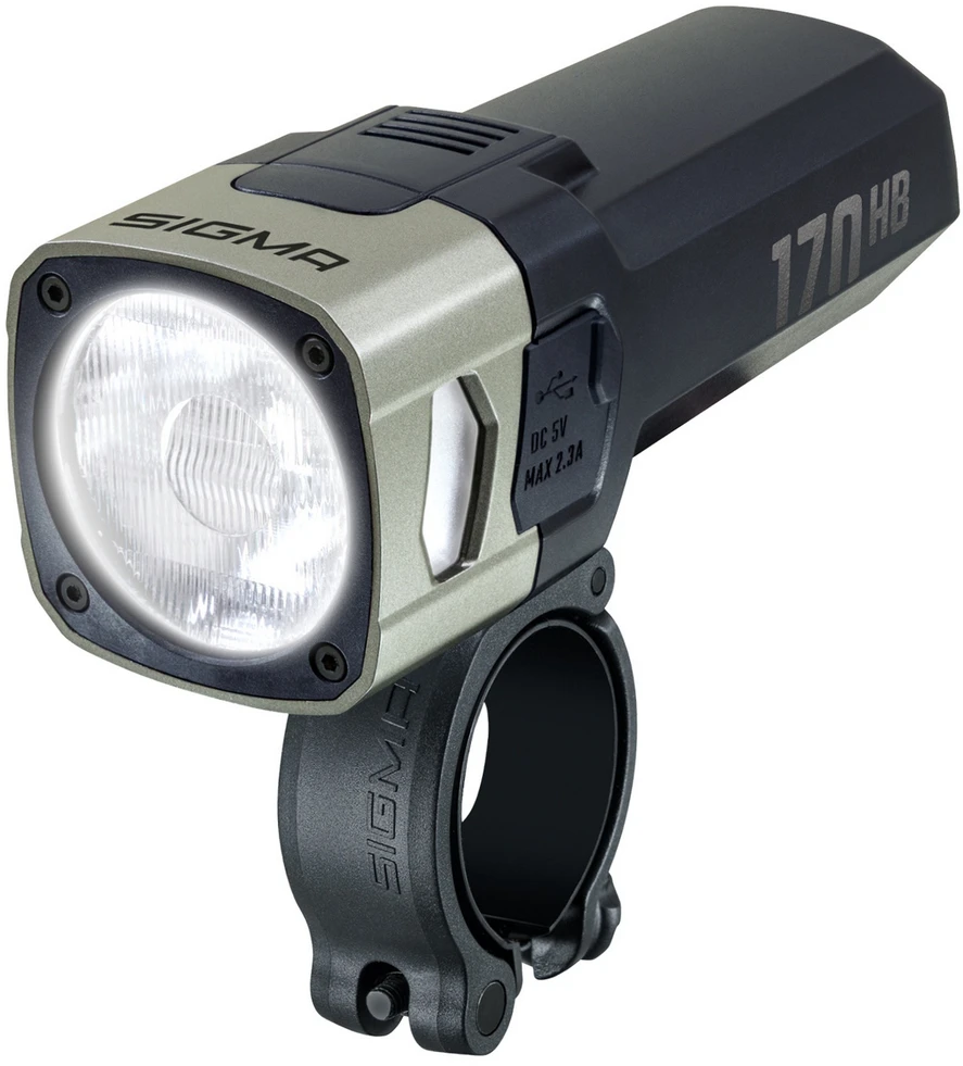 Priekinė lempa Sigma Aura 170 HB Link USB