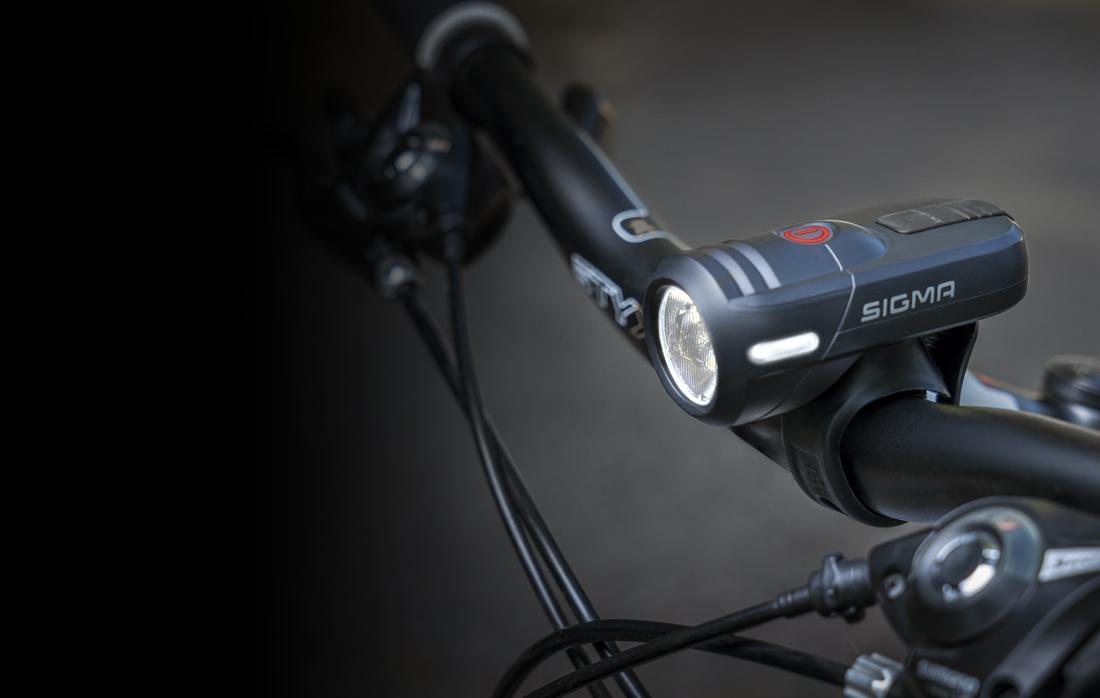Priekinė lempa Sigma AURA 45 USB