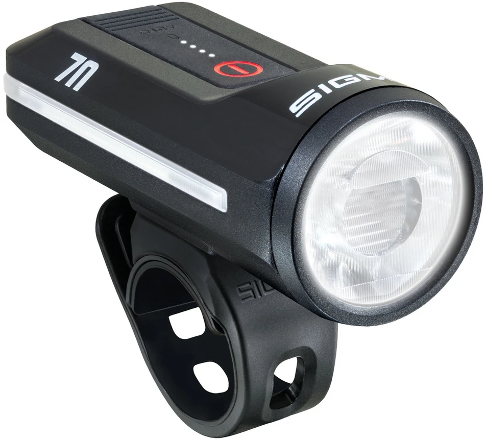 Priekinė lempa Sigma Aura 70 USB