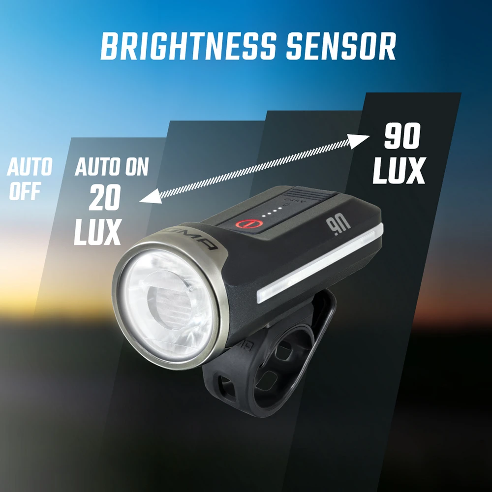 Priekinė lempa Sigma Aura 90 USB