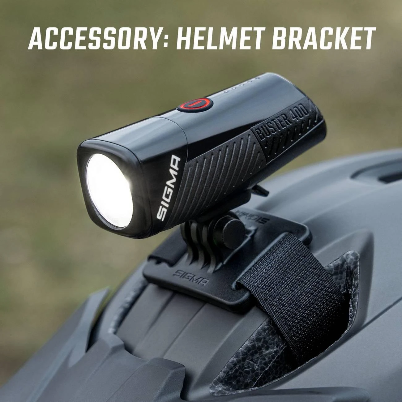 Priekinė lempa Sigma Buster 400 USB