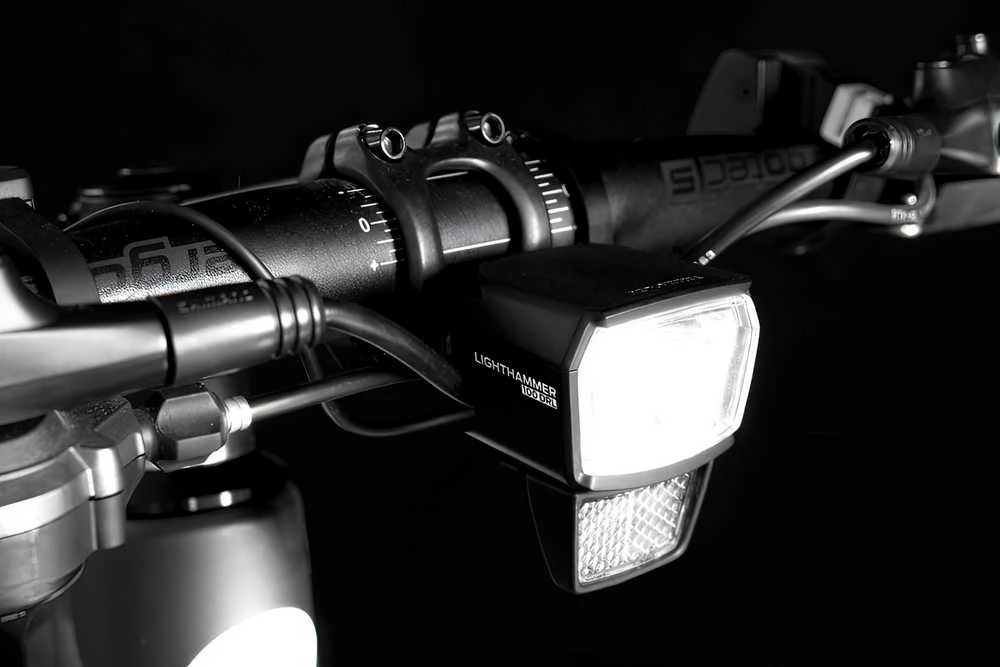 Priekinė lempa Trelock LS 890-T Lighthammer 100 Lux E-Bike 12V