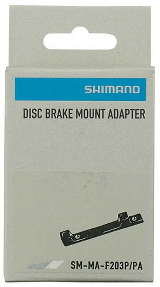 Priekinio diskinio stabdžio suporto adapteris Shimano SM-MA-F203P/P