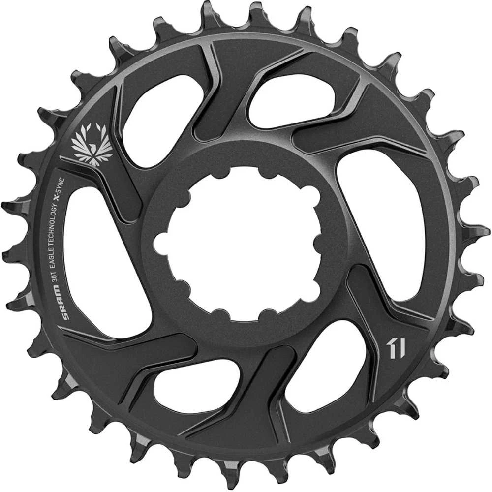 Priekinis dantratis SRAM Eagle X-Sync2 Direct Mount alu 3mm offset 38T pilkas