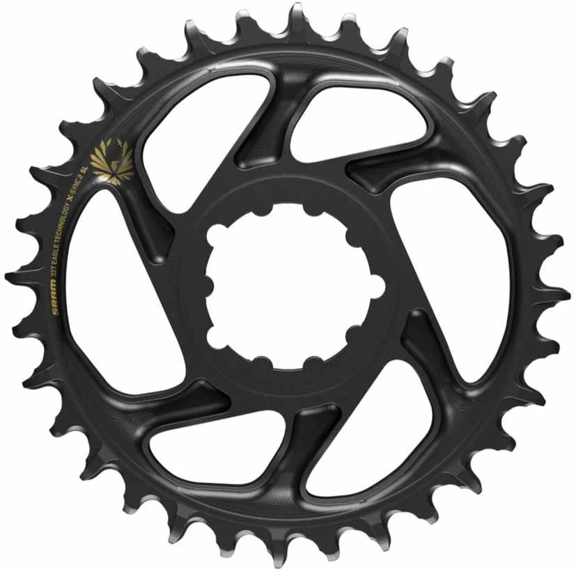 Priekinis dantratis SRAM MTB Eagle X-Sync2 Direct Mount alu 11-speed 6mm offset 32T auksinis