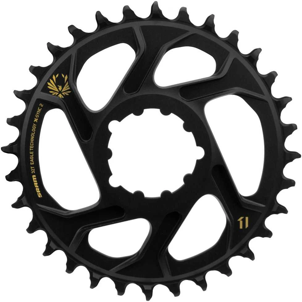 Priekinis dantratis SRAM MTB Eagle X-Sync2 Direct Mount alu 11-speed 6mm offset 32T auksinis