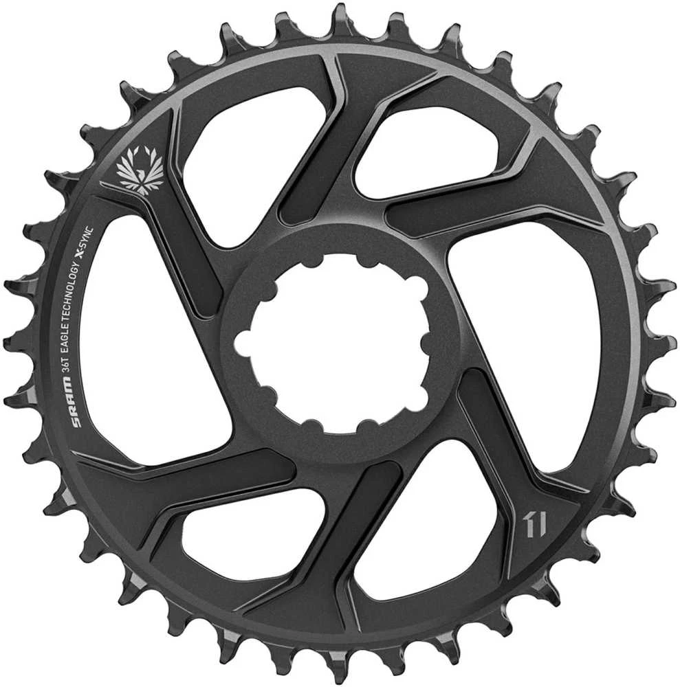 Priekinis dantratis SRAM MTB Eagle X-Sync2 Direct Mount alu 11-speed 6mm offset 36T juodas