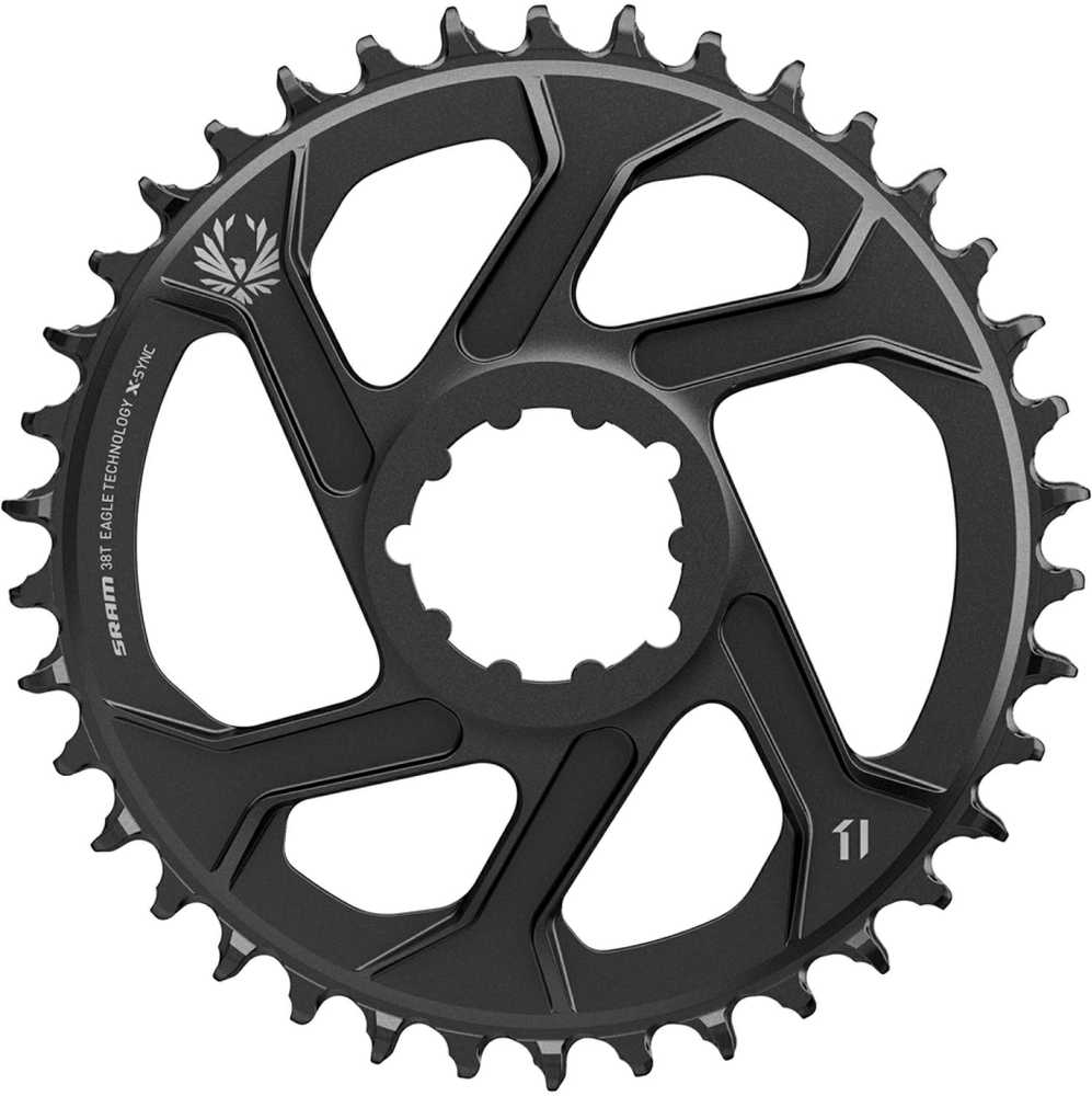Priekinis dantratis SRAM MTB Eagle X-Sync2 Direct Mount alu 11-speed 3mm offset 38T juodas