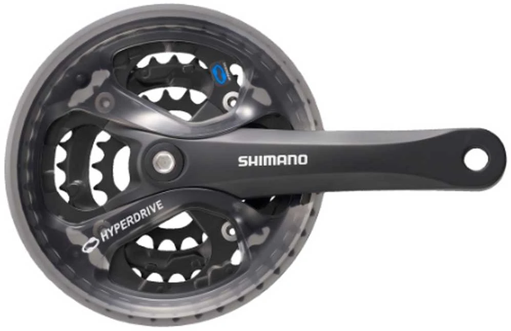Priekinis žvaigždžių blokas Shimano ACERA FC-M361-48T 175MM 7/8-speed juodas-48X38X28T