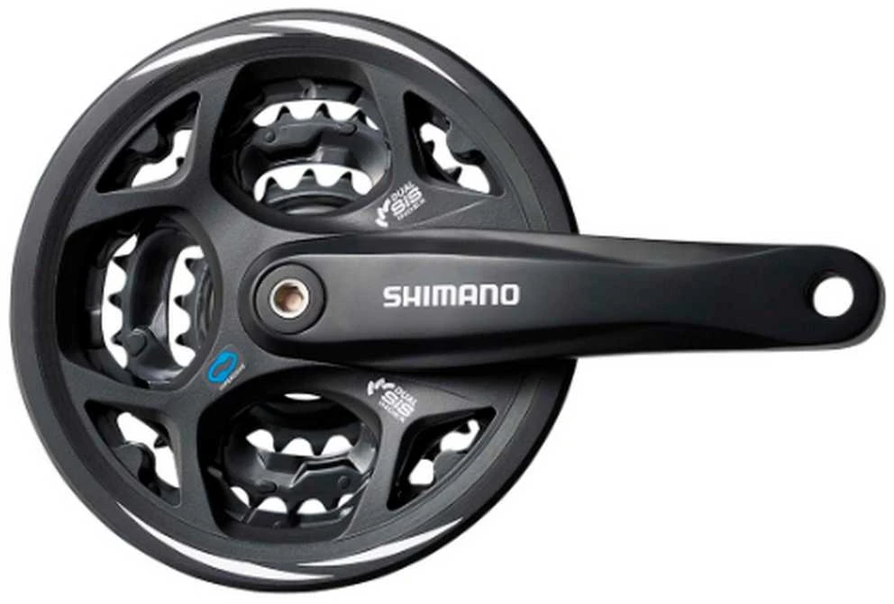 Priekinis žvaigždžių blokas Shimano ALTUS FC-M311-42T 170MM 7/8-speed juodas-42X32X22T