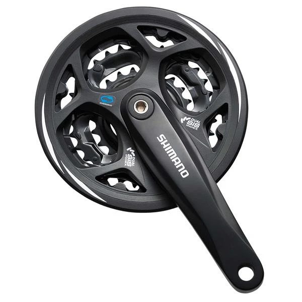 Priekinis žvaigždžių blokas Shimano ALTUS FC-M311-42T 170MM 7/8-speed juodas-42X32X22T