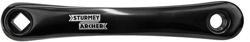 Priekinis žvaigždžių blokas Sturmey-Archer 170mm 1-speed juodas-46T